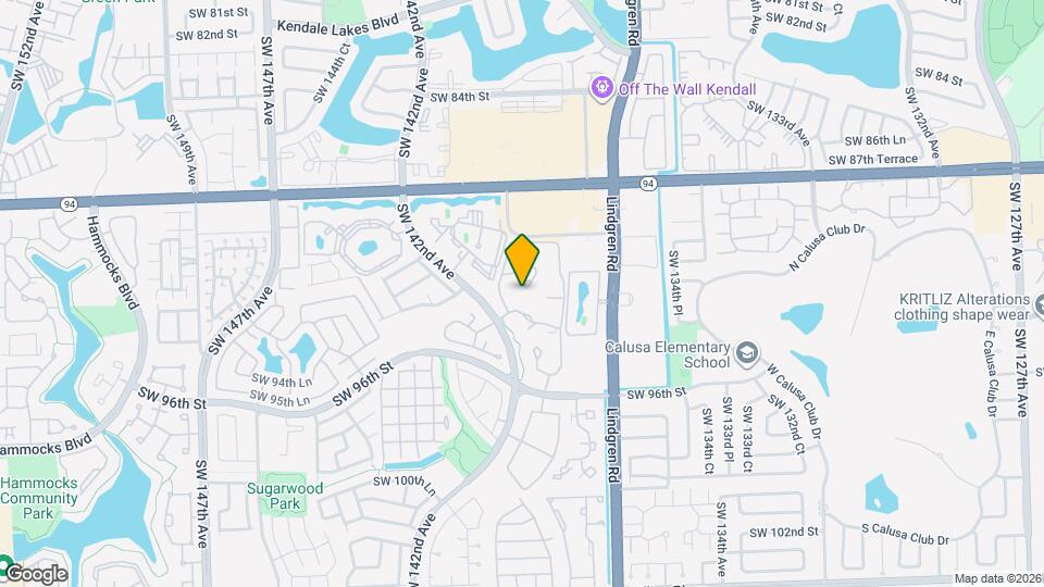 13952 SW 91st Terrace Map and Location Details