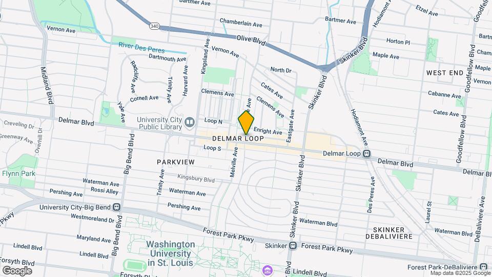 613 Westgate Ave, Unit B Mapa y Detalles de la Ubicación