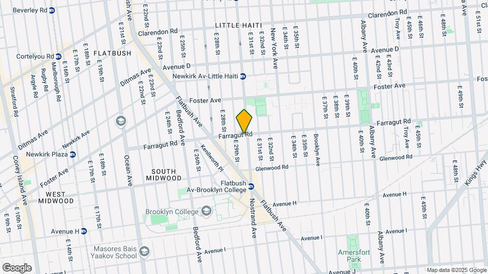 2022 Nostrand Ave Mapa y Detalles de la Ubicación