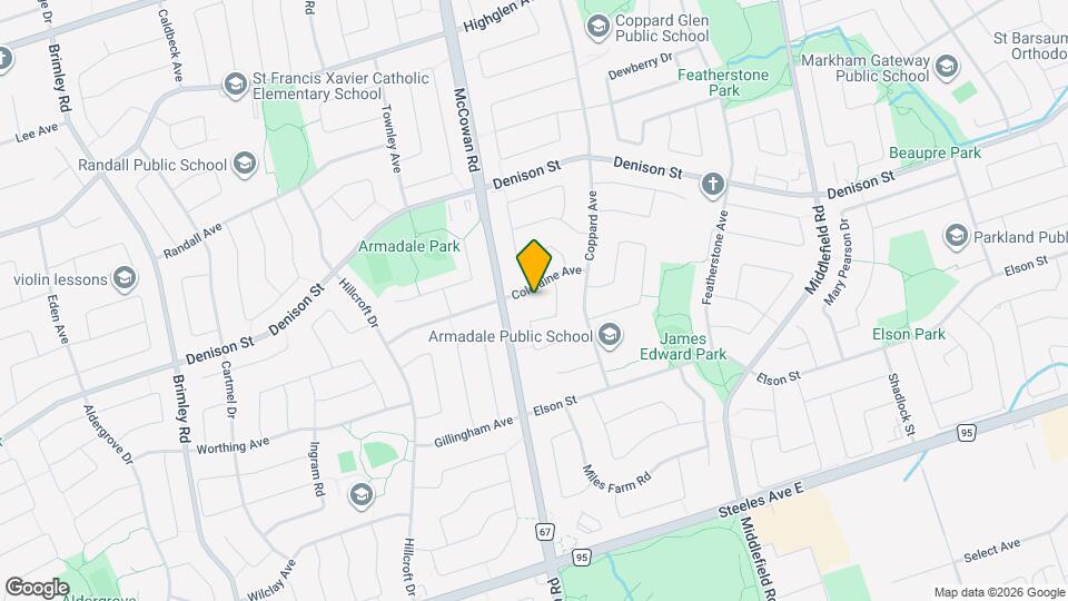 11 Coleraine Ave Map and Location Details