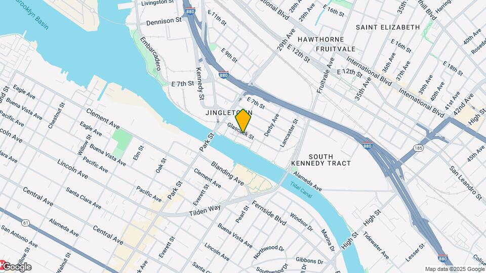 2925 Glascock St Map and Location Details