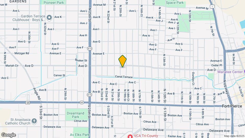438 N 20th St Map and Location Details