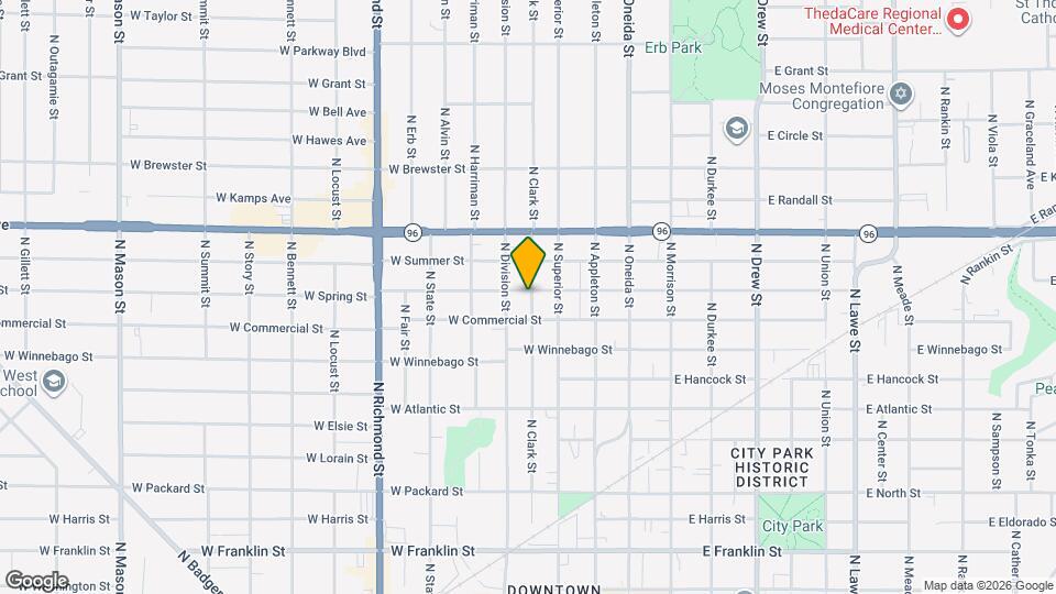 325 W Spring St Map and Location Details