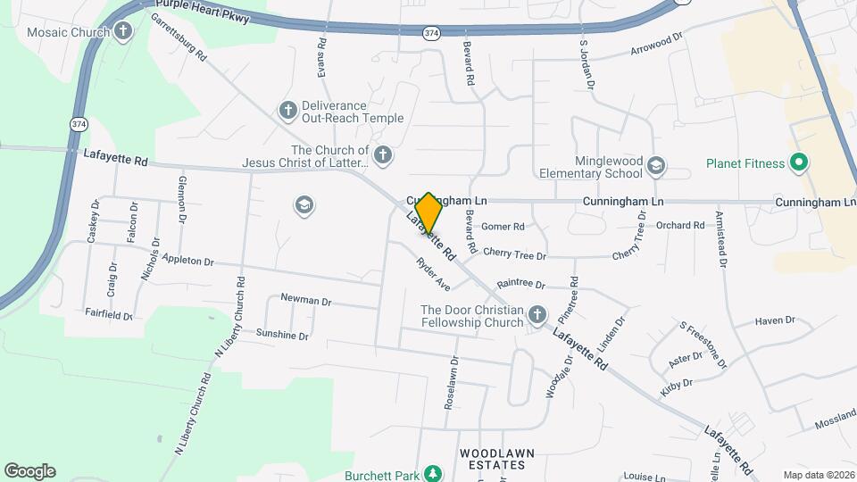 736 Lafayette Rd Map and Location Details