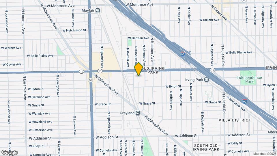 4452 W Dakin St Map and Location Details