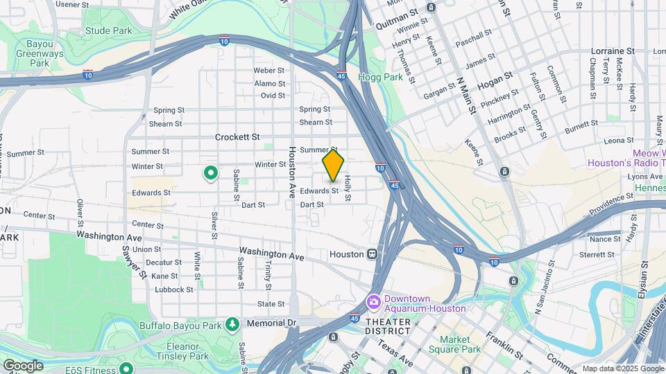 1404 Goliad St Map and Location Details