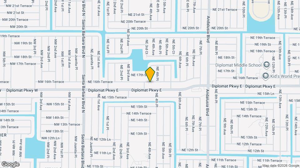 346 NE 16th Terrace Mapa y Detalles de la Ubicación