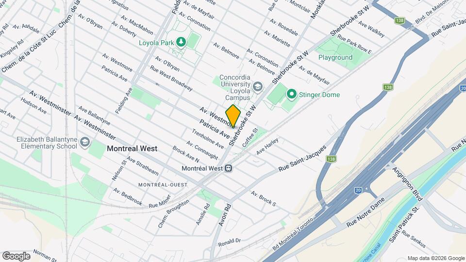 7375 Sherbrooke Map and Location Details