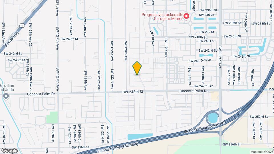 11919 SW 246 Terrace Map and Location Details