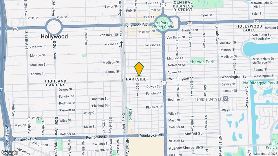 1955 Washington St Map and Location Details