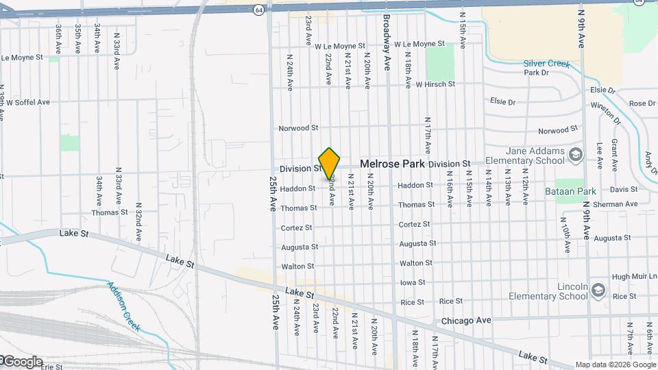 1400 N 22nd Ave Map and Location Details