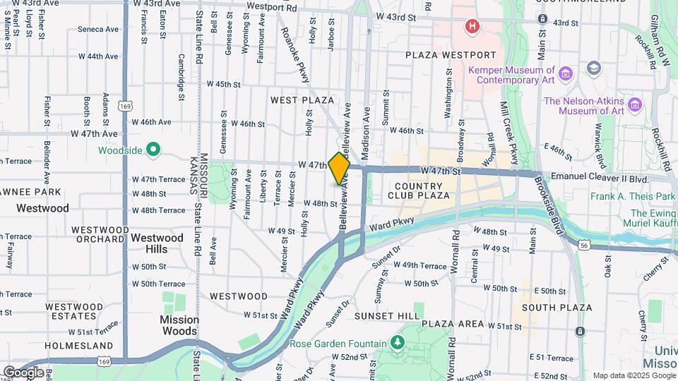 4732 Belleview Ave Map and Location Details