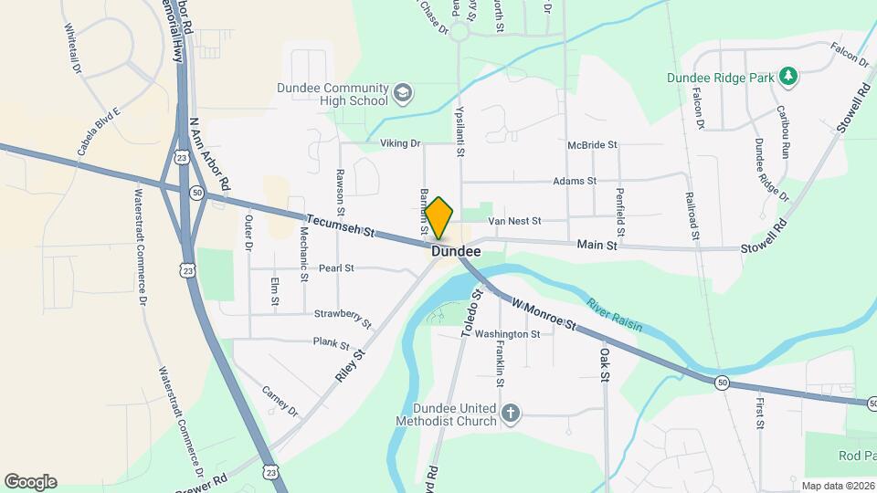 132 Tecumseh St, Unit 1 Map and Location Details