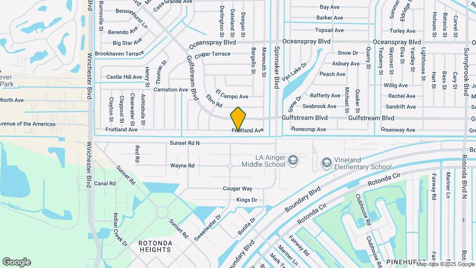 9421 Fruitland Ave Map and Location Details