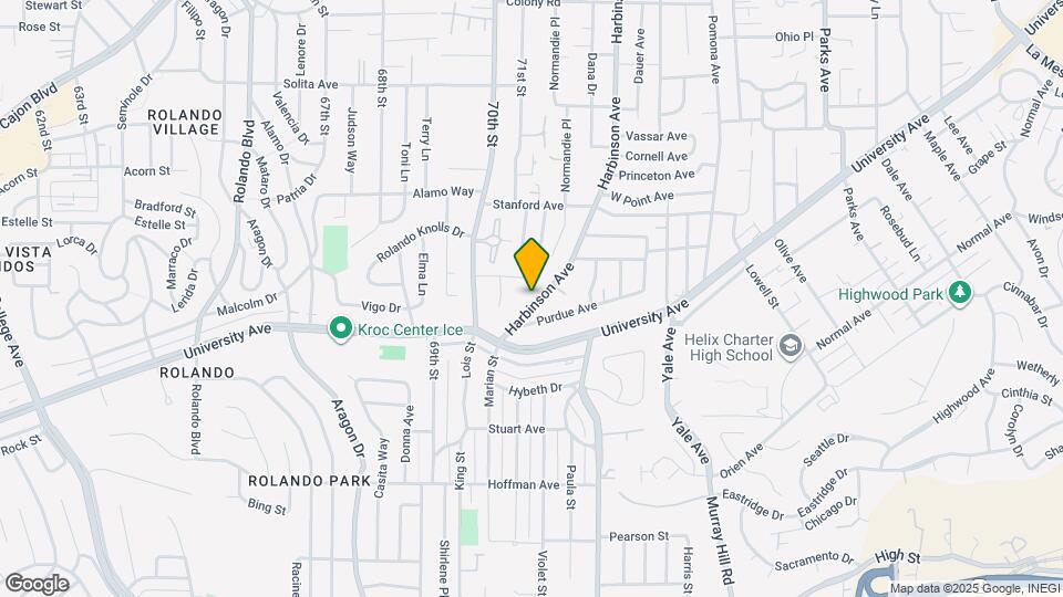 4272 Harbinson Ave Mapa y Detalles de la Ubicación