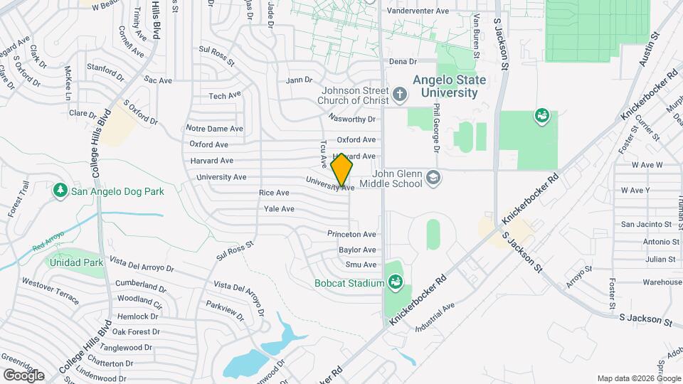 2507 University Ave Mapa y Detalles de la Ubicación