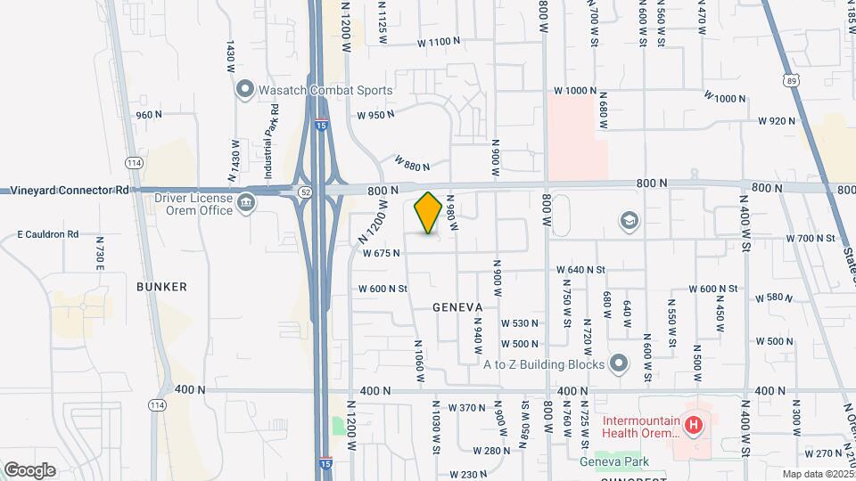 1033 W 720 N Map and Location Details