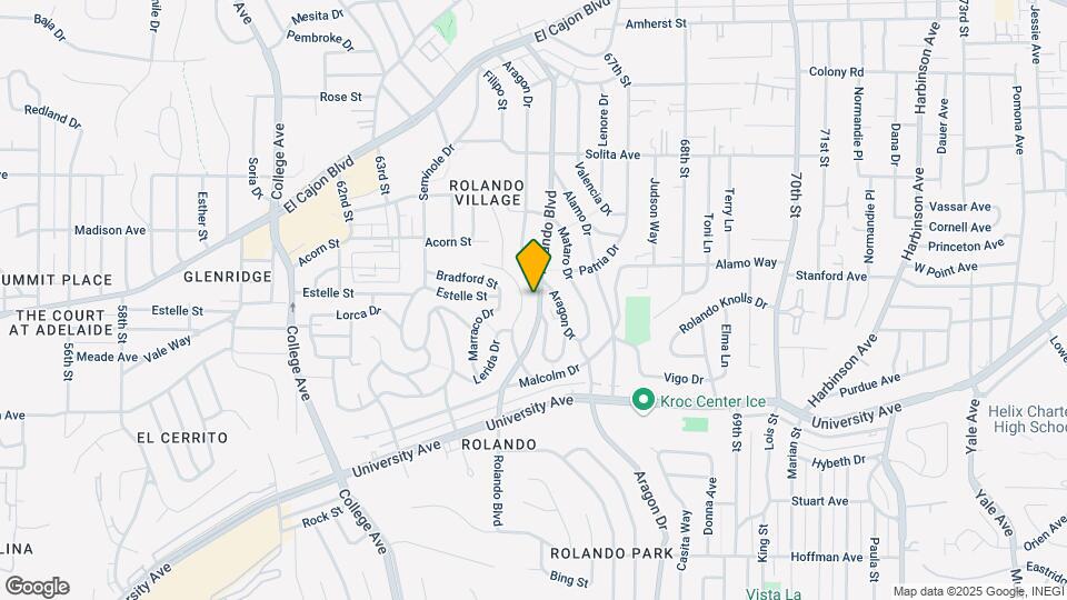 4468 Rolando Blvd Map and Location Details