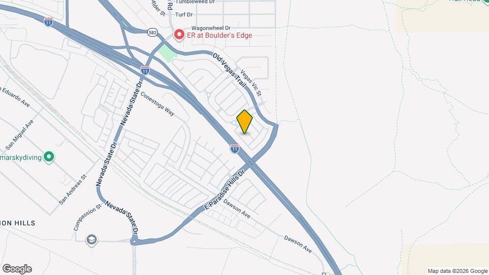 2576 Lazy Saddle Dr Map and Location Details