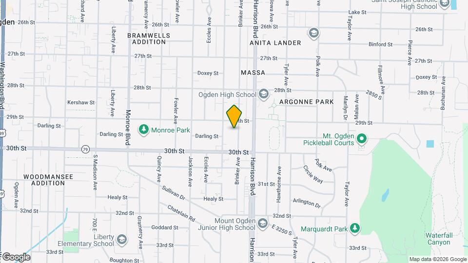 2927 Brinker Ave Map and Location Details