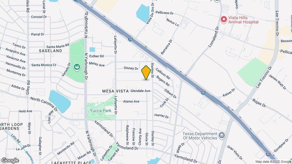 8058 Gilbert Dr Map and Location Details