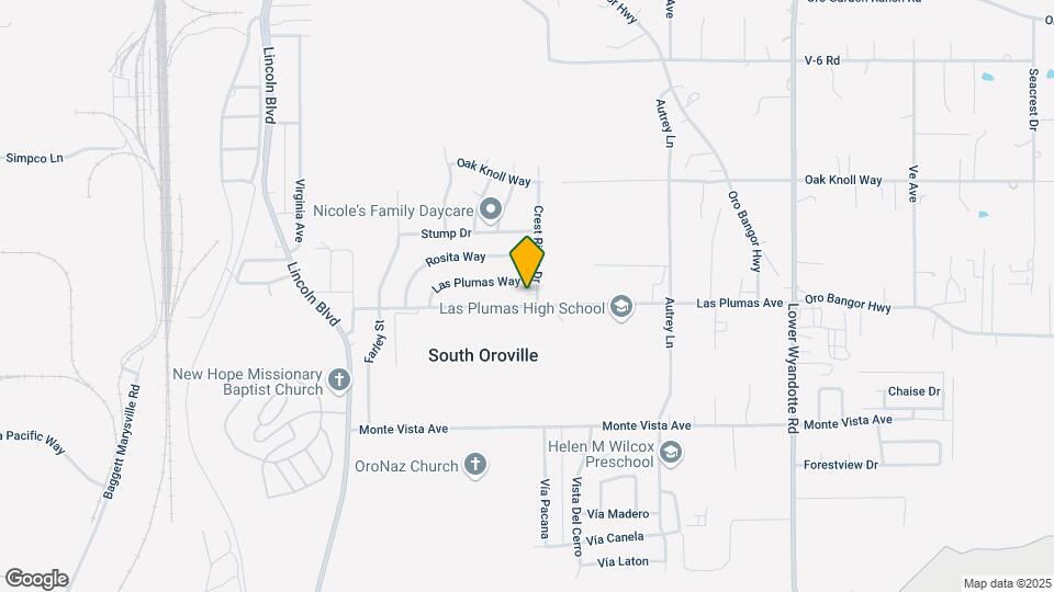 2364 Las Plumas Ave Map and Location Details