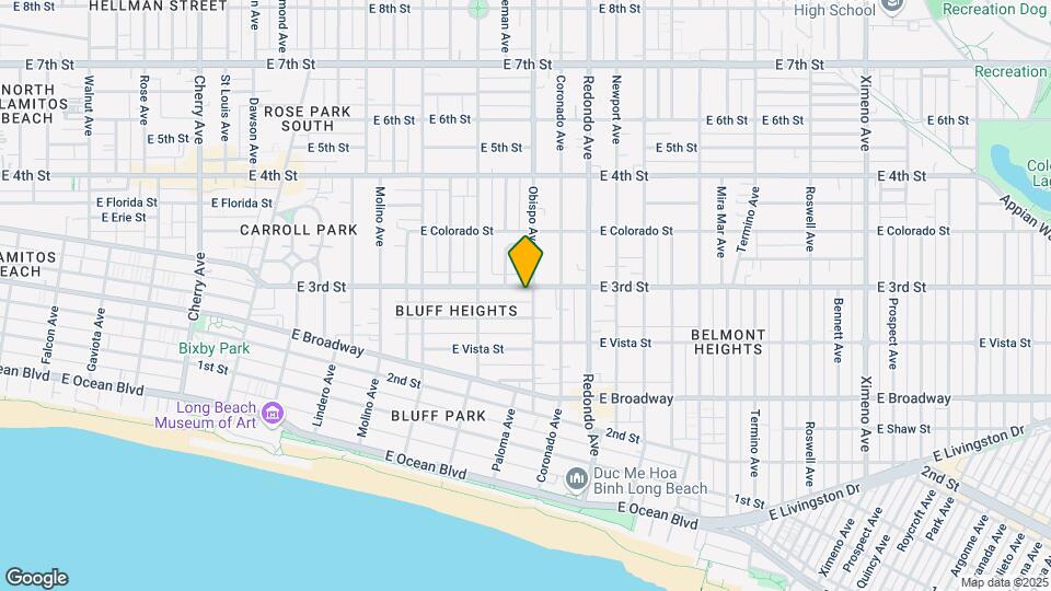 3138 E 3rd St Mapa y Detalles de la Ubicación