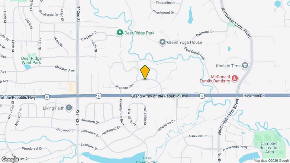 13500 Sheridan Ave Map and Location Details