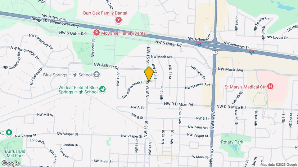 806 NW 15 St Map and Location Details