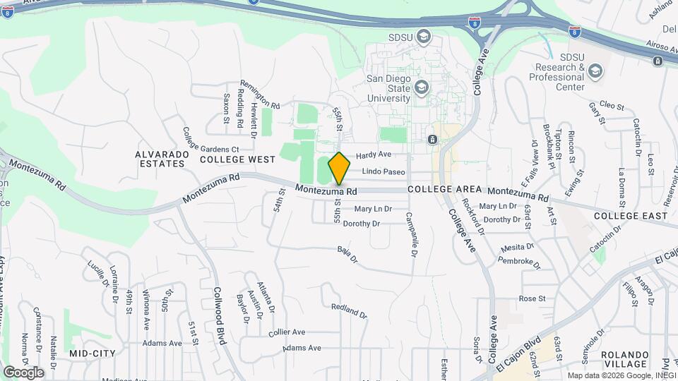 College Manor Apartments Map and Location Details