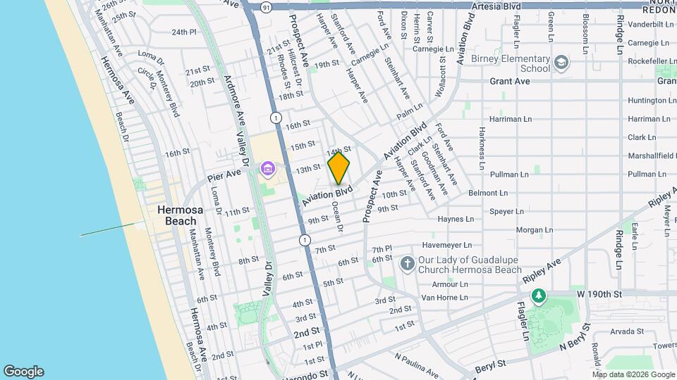 1204 Bonnie Brae St, Unit Bonnie Brea Map and Location Details