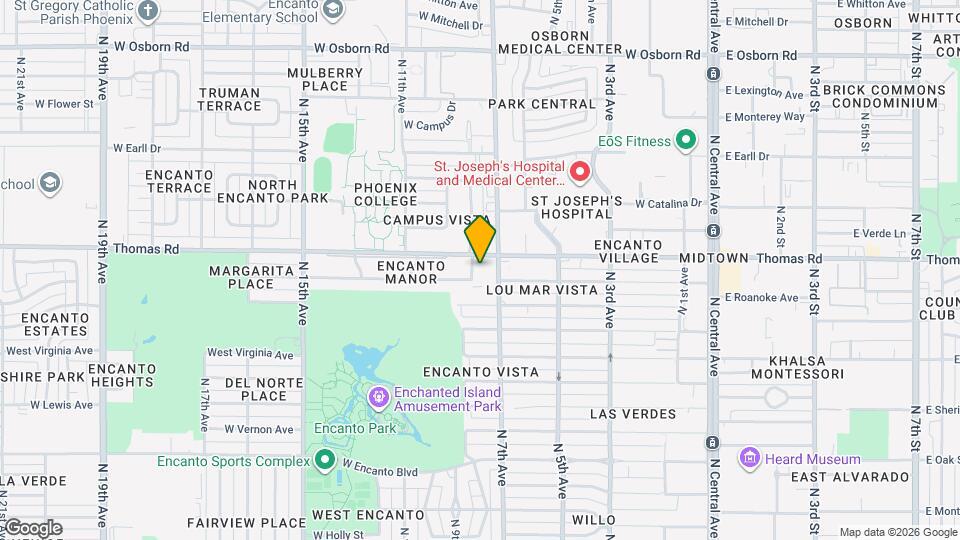 2807 N 8th Ave Map and Location Details