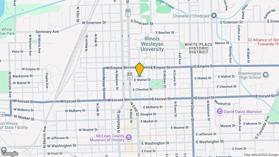 902 N East St Map and Location Details