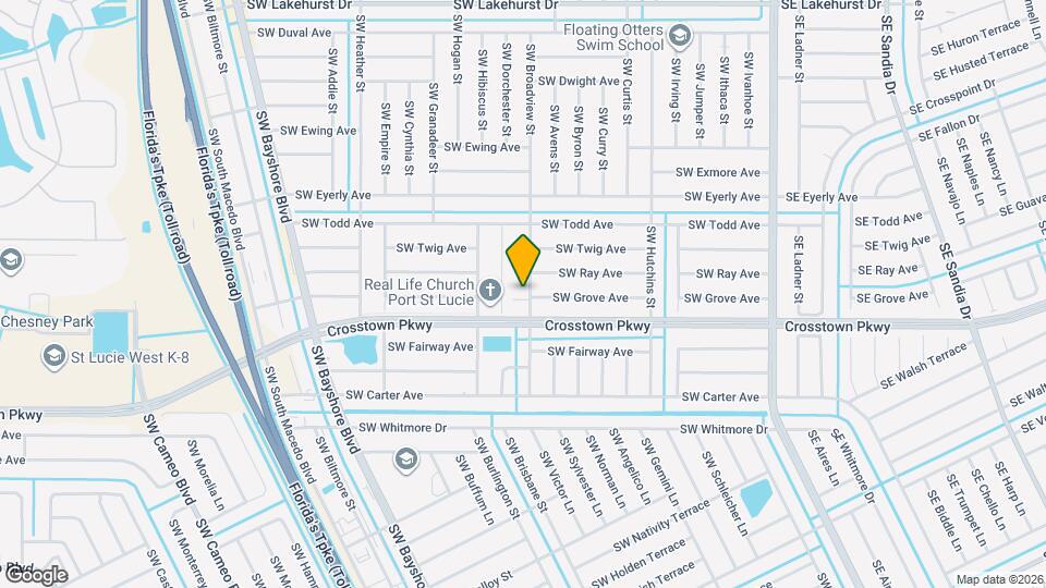 1434 SW Broadview St Map and Location Details