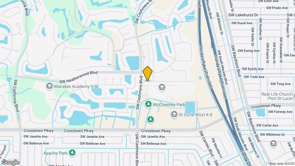 806 SW Rocky Bayou Terrace Map and Location Details