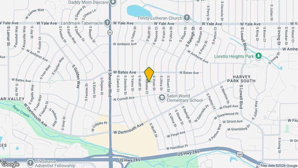 2944 S Winona Ct Map and Location Details