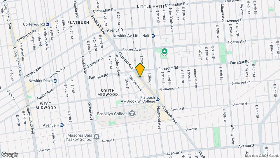 1462 Flatbush Ave Map and Location Details