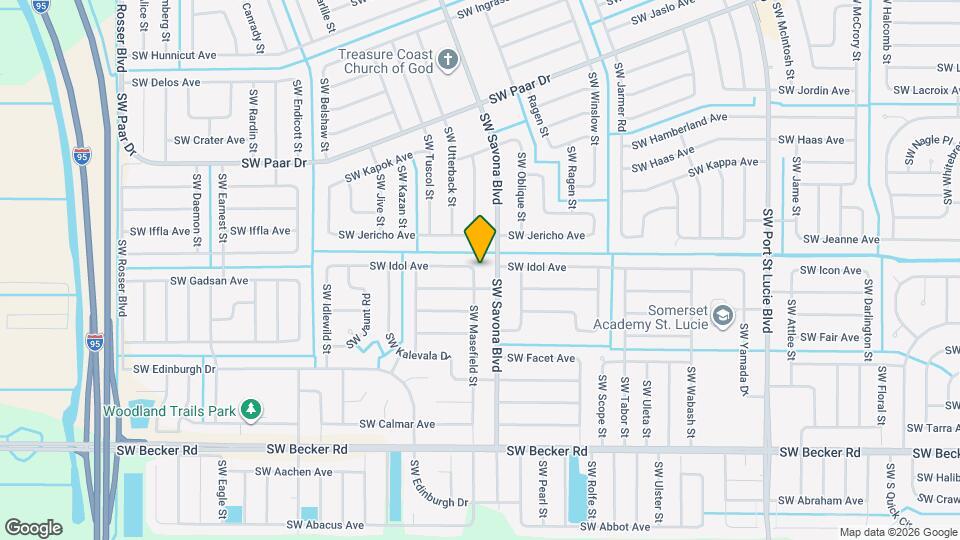 4317 SW Masefield St Mapa y Detalles de la Ubicación