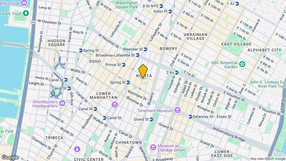 232 Mott St Mapa y Detalles de la Ubicación