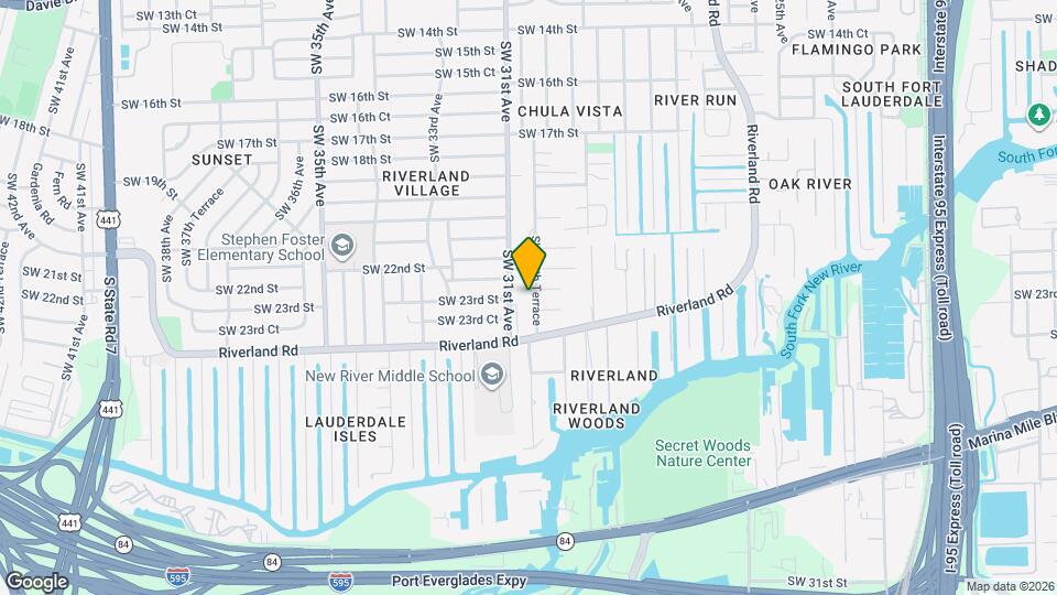 2271 SW 30th Terrace Map and Location Details