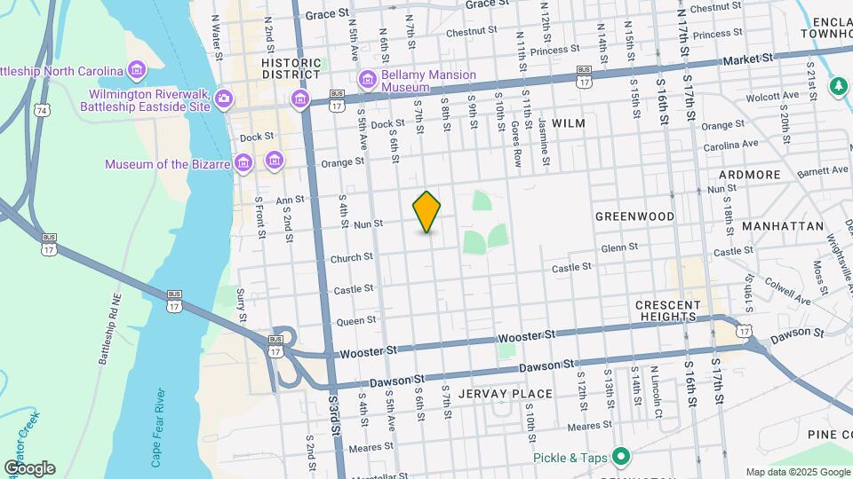 422 S 7th St Map and Location Details