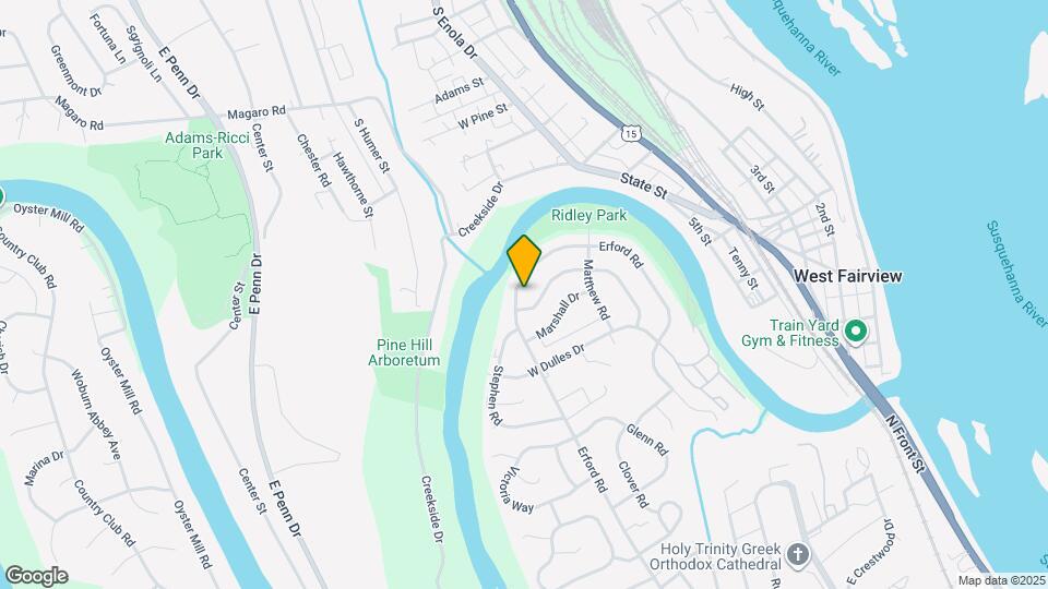 604 Erford Rd Map and Location Details