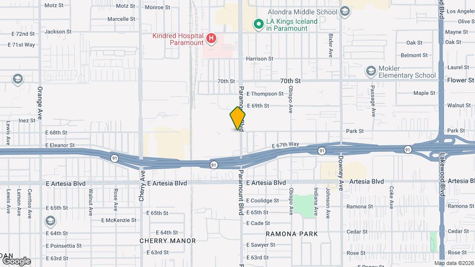 6795 Paramount Blvd, Unit 14 Map and Location Details