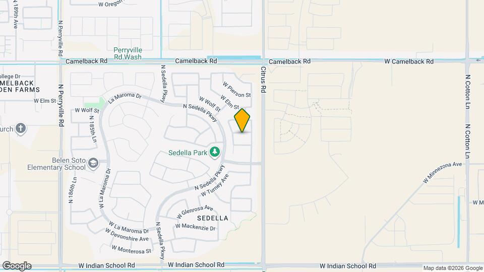 17979 W Hazelwood St Map and Location Details