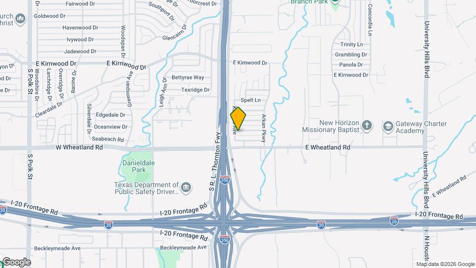 104 Idlewheat Ln Mapa y Detalles de la Ubicación