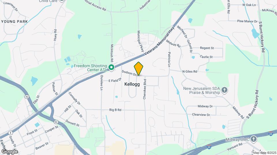1628 E Kellogg Cir Map and Location Details