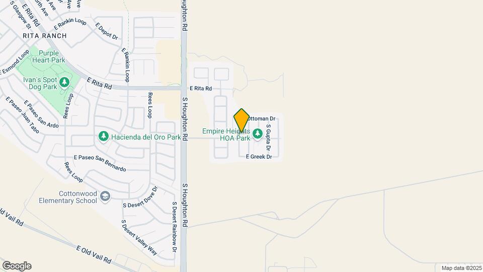 8399 S Hunnic Dr Map and Location Details