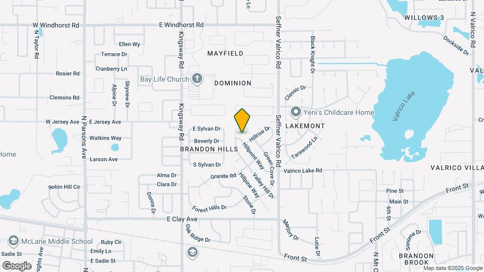 717 Hillpoint Way Map and Location Details