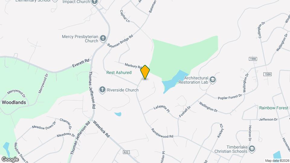 704 Ramblewood Rd Map and Location Details