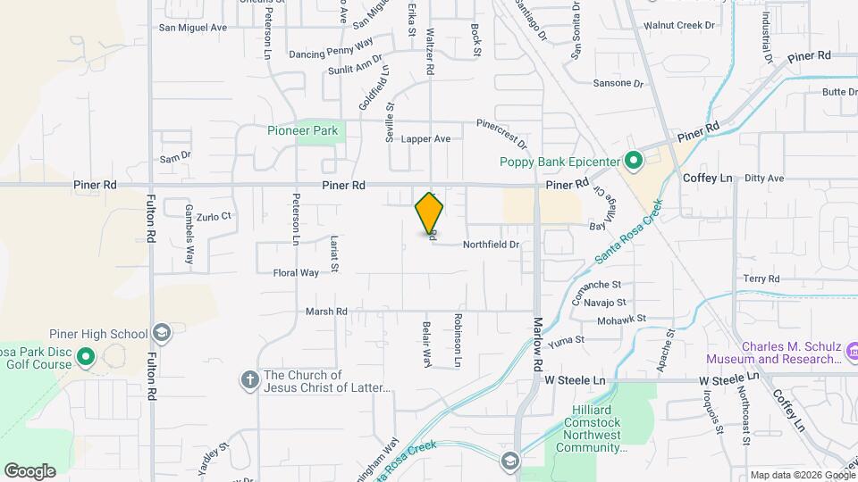 1743 Waltzer Rd Map and Location Details